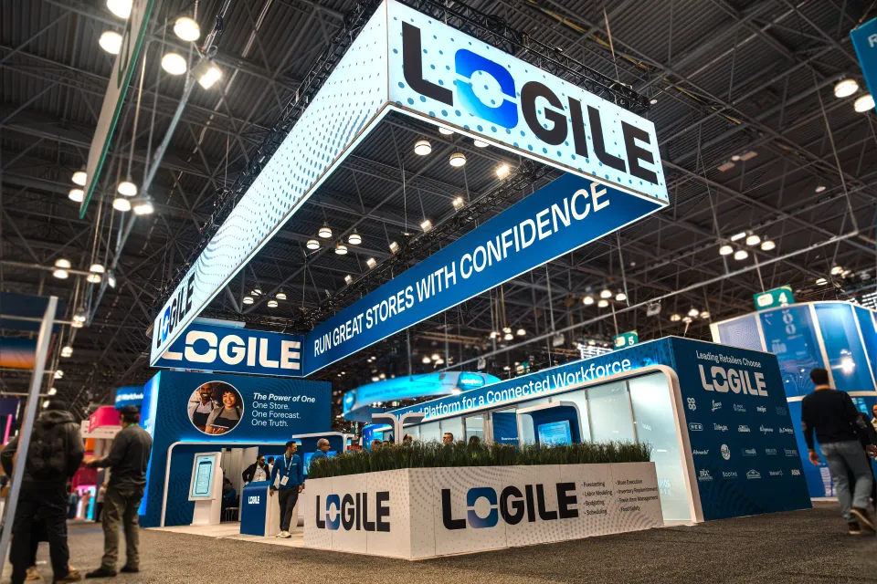 Logile booth at NRF Retail's Big Show