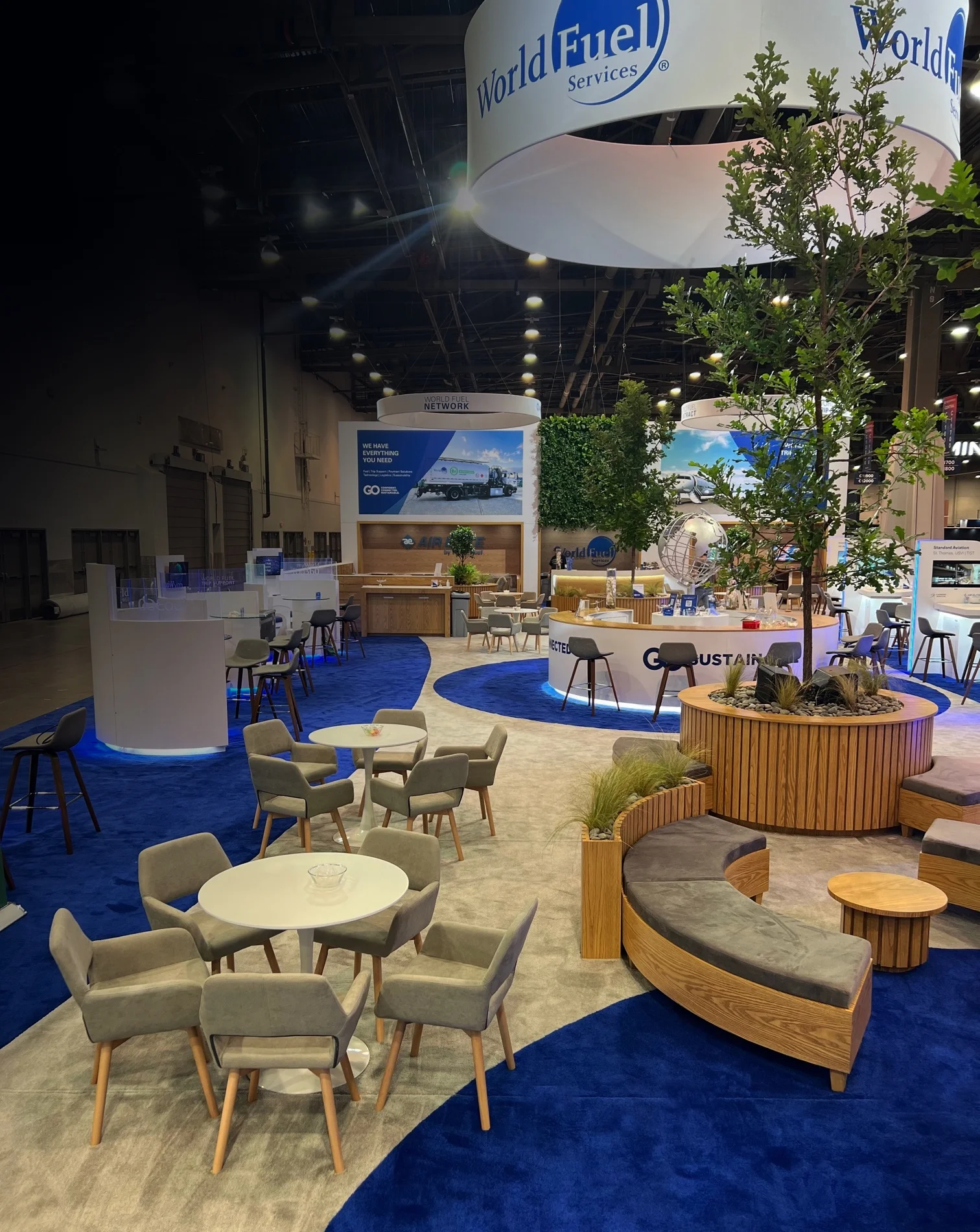 Elgin World Fuel Services Partners Lounge at NBAA Trade Show